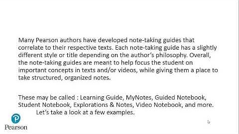 MyLab Math Student Study Notebook and Study Skills Resources