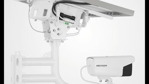 Hikvision Solar Powered 4G IP Camera Installation Video