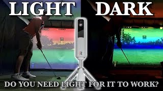 How much light do you need for the Rapsodo MLM2PRO?