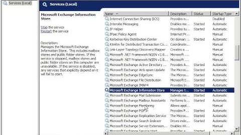 Install Exchange Server 2007  (Restart the Services) Part 06
