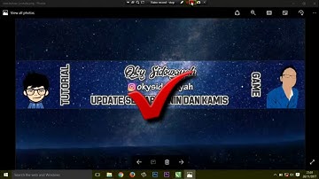 Membuat Sampul/Banner Youtube di CorelDraw