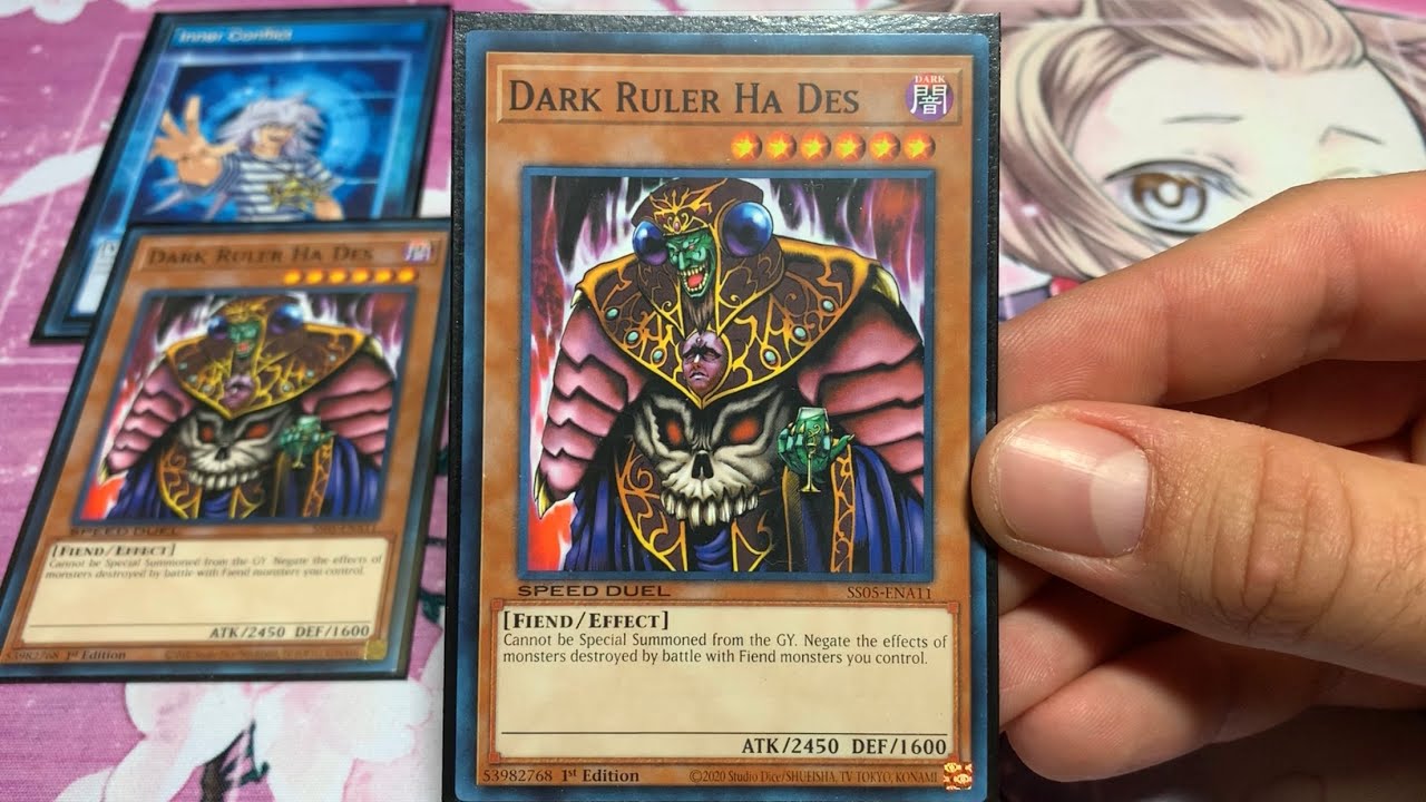 yugioh dark ruler deck YU-GI-OH! No More - SDCH-EN027 - Common Type monsters on your side of the field are negated Dark Ruler No More -