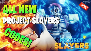 *NEW* ALL 4 ACTIVE PROJECT SLAYERS CODES FOR (NOVEMBER 2022) | ROBLOX