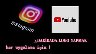 youtube için kolay logo yapımı ! (5 dk içinde herkes yapabilir)