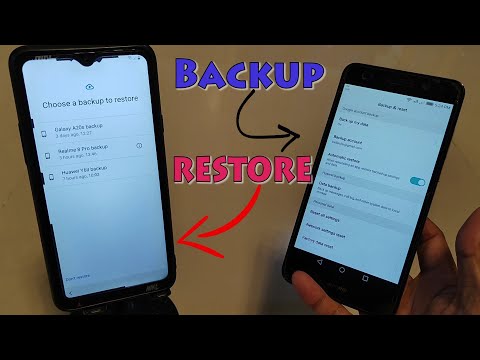 Paano mag restore ng backup files sa new device