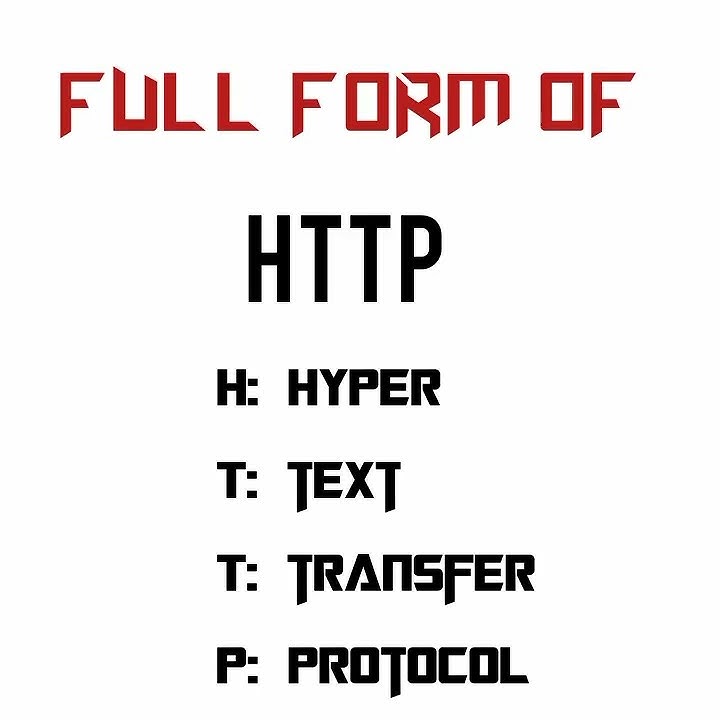 HTTP Stand for: Hypertext Transfer Protocol || #short
