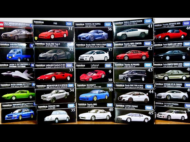 Summer 2026 Tomica Premium Current Lineup No. 26-50 Ferrari