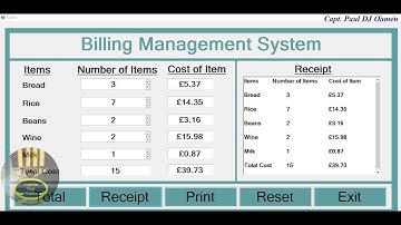 How to Create Billing System Project in C# - Part 2 of 2