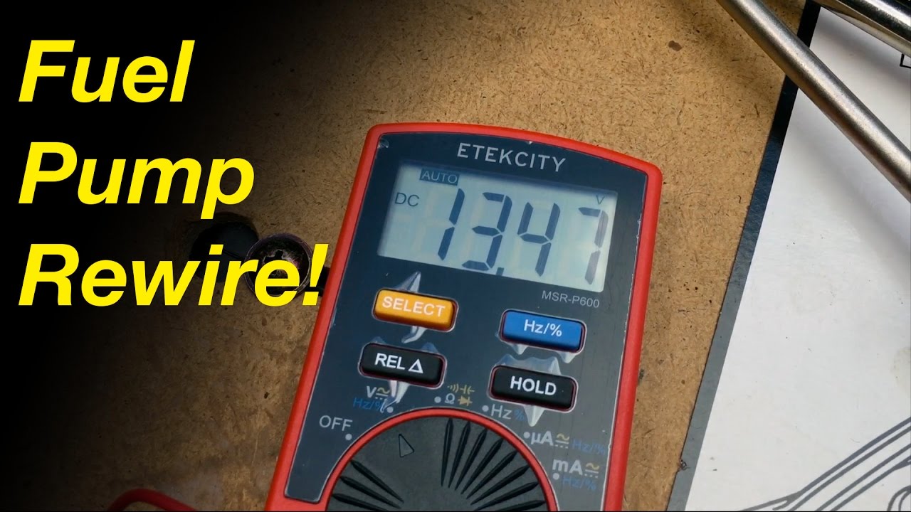 Fuel Pump Rewire Joe Wrenches Vlog 18 YouTube