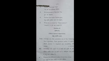 Law of Taxation # LL.B #law #ccsu #lawyer #question #question paper 2025