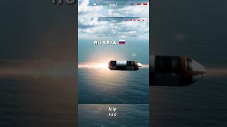 Rsm-56 Bulava Missile Hitting Target In Modern Warships