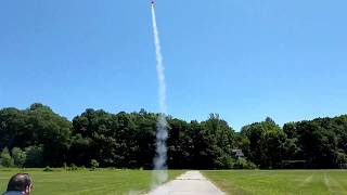 Estes Flash Rocket Launch with B6-4 Engine
