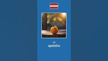Fruits in Latvian #learnlatvian
