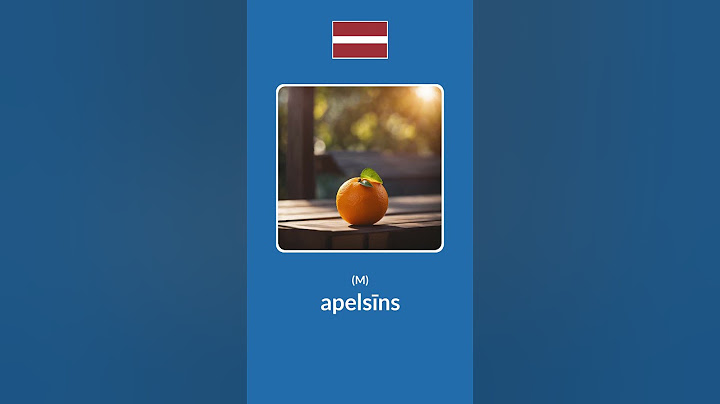 Fruits in Latvian #learnlatvian