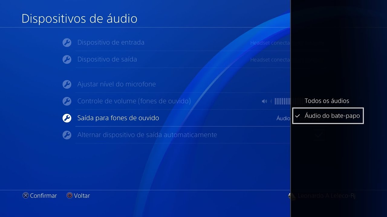 2 Como ajustar o áudio do seu PS4 com o headset no jogo Fortnite YouTube