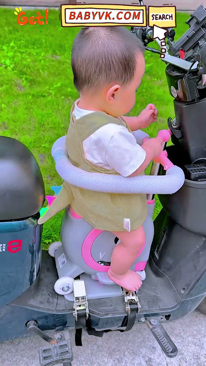 Your Baby’s New Favorite Ride: The Electric Motorcycle Safety Seat! #BabyVK