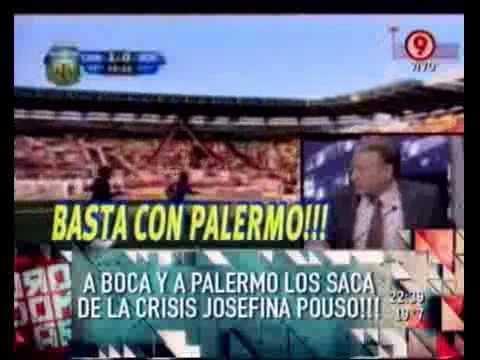 Duro de Domar - A Boca ya Palermo los saca de la crisis Josefina Pouso!!! 12-04-11