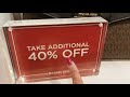 Michael Kors Retail Sale! take ADDITIONAL 40% off SALE PRICE! Shop with Me!