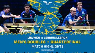 Lin/Wen vs Lebrun/Lebrun | MD QF | #EuropeSmash 2026