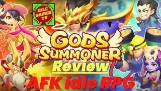 Gods Summoner Gameplay, an AFK idle RPG Game, tips and tricks, guide, game review screenshot 5