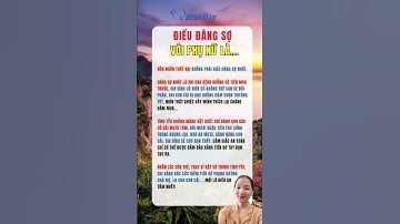 Điều đáng sợ với phụ nữ là #duocsily #dsly #chamsocsuckhoe #suckhoe #songkhoe