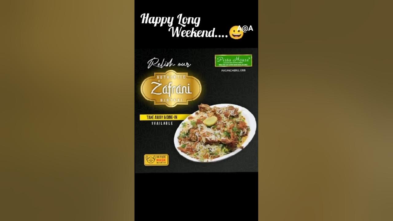 Hyderabad Biryani Pista House Zafrani Biryani hyderabadibiryani