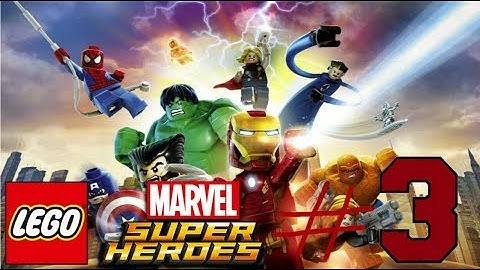 LEGO Marvel Superheroes Part 3- Exploratory Laboratory (Walkthrough) No Commentary