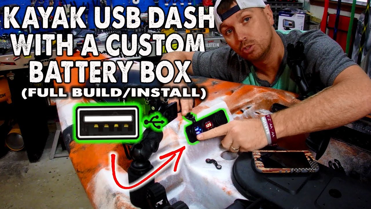 2020 Custom Kayak USB Panel &amp; Battery Box, CHEAP, DIY ...