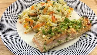 Запеченный лосось в медово-горчичном соусе Запеченный лосось в медово-горчичном соусе