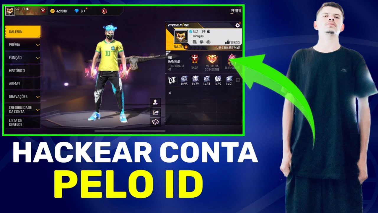 COMO HACKEAR CONTA FREE FIRE PELO ID EM 2024 - YouTube