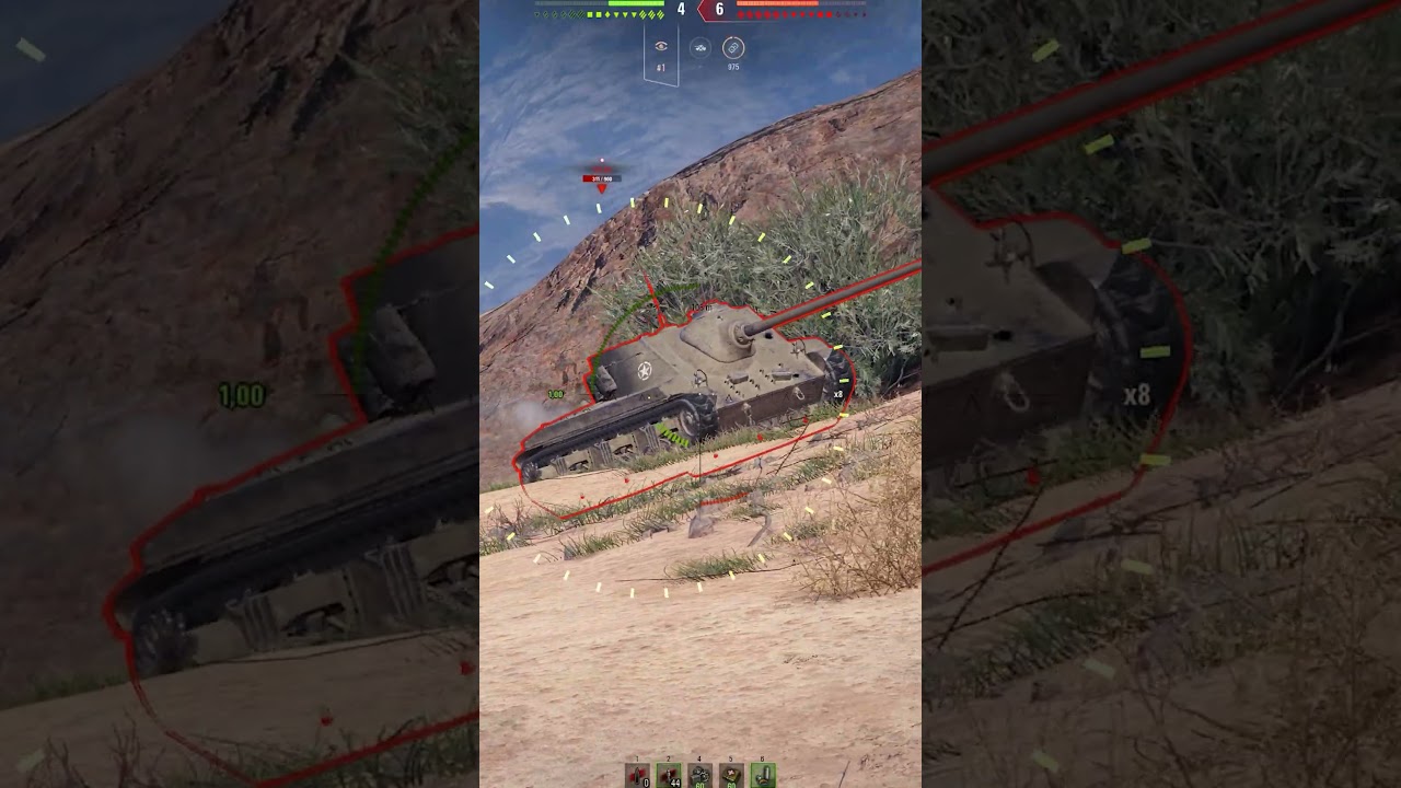 AMX 13 57F WoT - очень злой пулеметчик