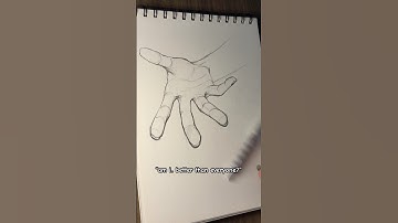 how it feels to draw a perfect hand in #perspective 😱