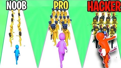 NOOB vs PRO vs HACKER Slap And Run gameplay funny scene #viral #gameplay #funny