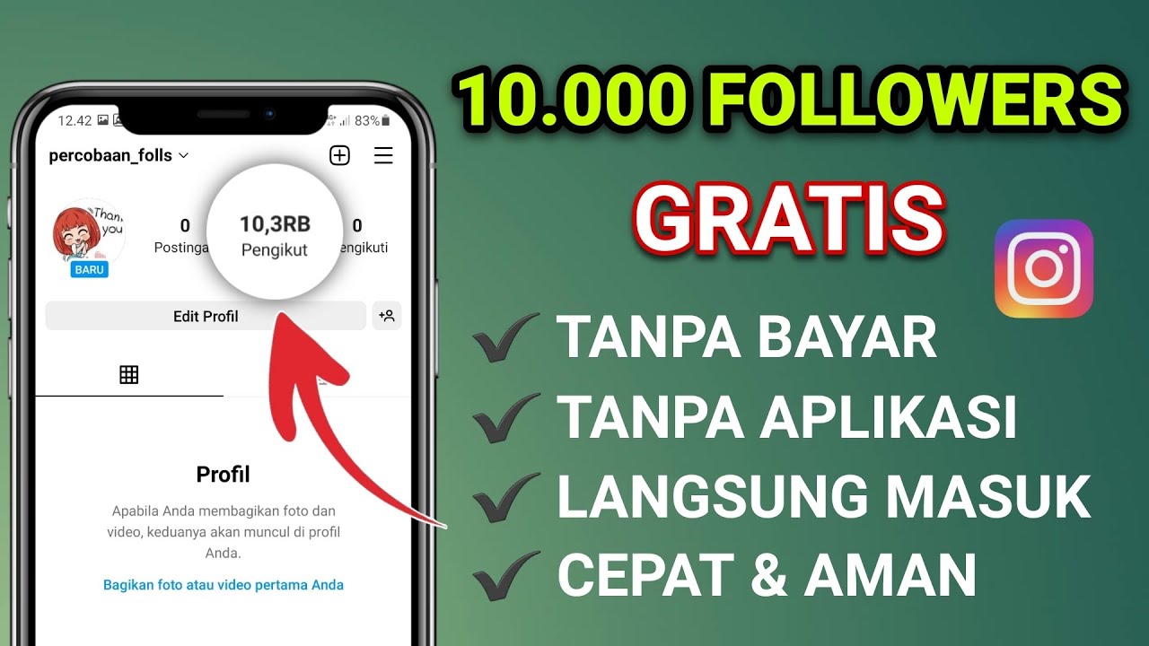 Cara Menambah Followers Instagram Gratis Tanpa Aplikasi YouTube