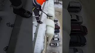 record breaking 146-years snowstorm in Russia 🥶 #ytshorts #youtubeshorts