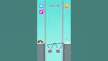 Draw bridge 🌉 Imposible mission 😱 Level 188 complete ✅ #shorts