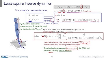 ME585 1.2.3 Inverse Dynamics least square
