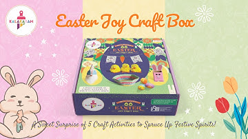 Make your Own Easter Crafts With Kalakaram DIY Kit I Beginner Level I Step-By-Step Tutorial