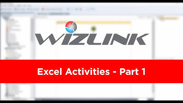 Wizlink tutorial – Microsoft Excel activities, Part 1