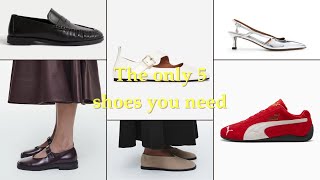 THE ONLY 5 SHOES YOU ACTUALLY NEED