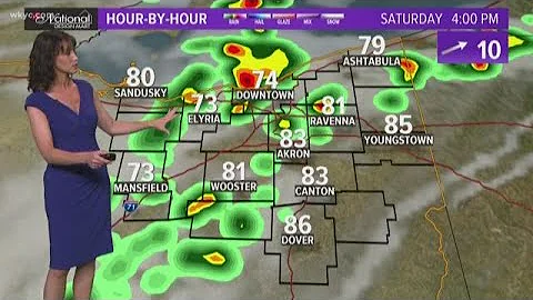 6 p.m. weather forecast for August 16, 2019