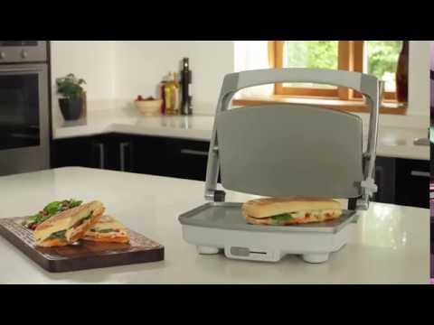 Breville VST071 Dura Ceramic Sandwich Press,Light Grey