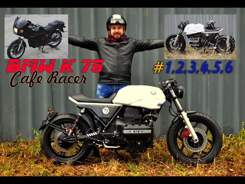 Видео: Cafe Racer BMW K75. Все серии подряд.