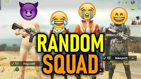 Joined Random Squad like Bot | Made them LAUGH | PUBG Mobile