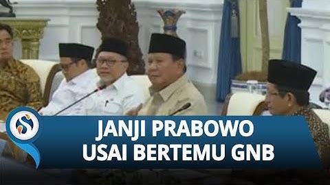 JANJI PRABOWO usai Bertemu GNB! Reformasi Total Polri, Penuhi Tuntutan Rakyat & Bentuk Tim Khusus!