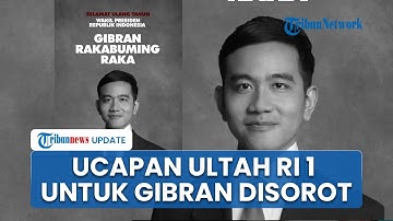 Ucapan Ultah Presiden Prabowo untuk Gibran Disorot, Tema Foto Hitam Putih Jadi Tanda Tanya