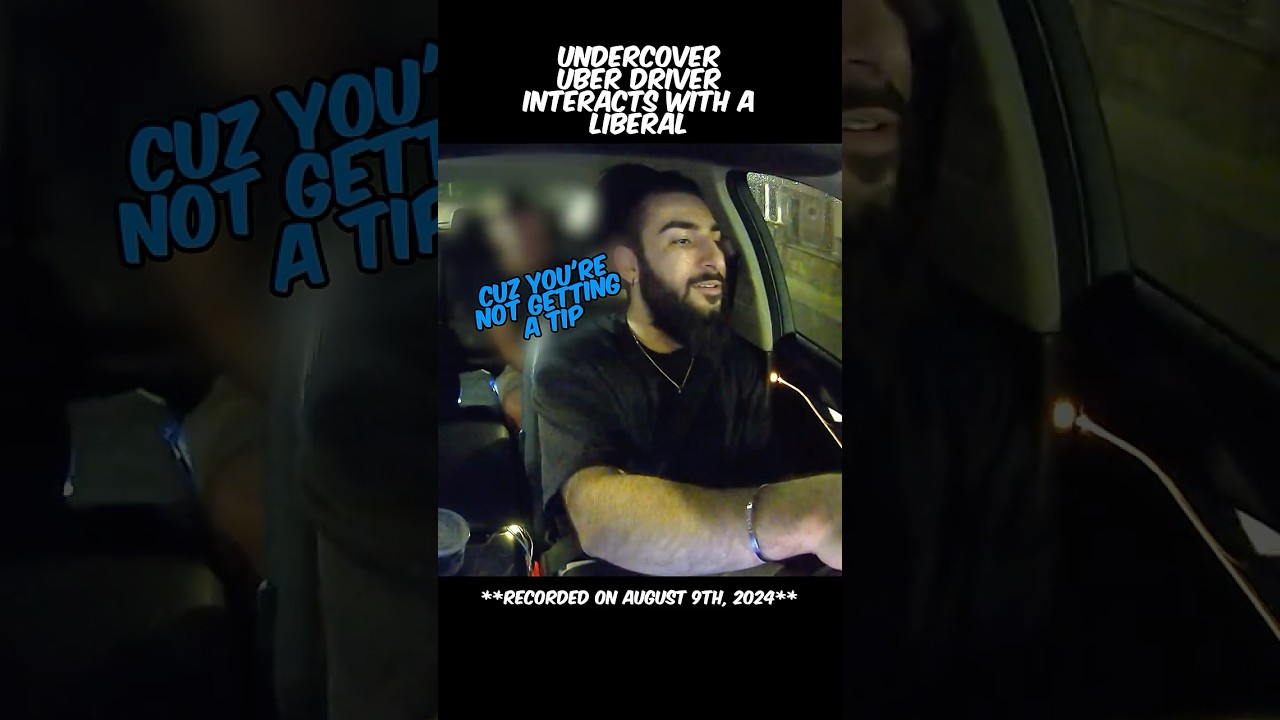 When the uber ride gets political😭