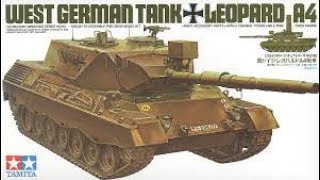 Old School Cool. Tamiya 1/35 German Leopard 1 A4 kit review - YouTube