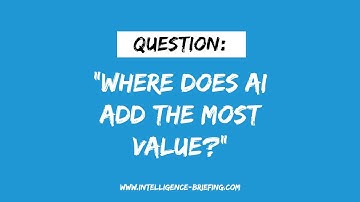 Where Does AI Add The Most Value?  (Guest: Vin Vashishta)
