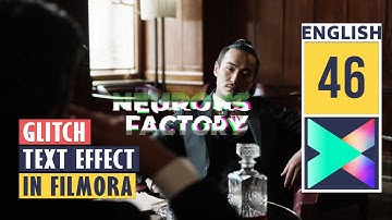 Create Glitch Text Effect in Filmora X | Wondershare Filmora X Tutorial